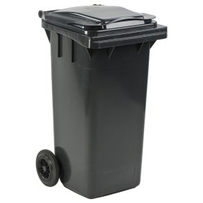 Affaldscontainer, ESE, gr�, HDPE/plast, 120 l, UV-resistent, til tungt affald og udend�rs
