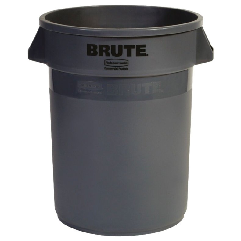Affaldsspand, Rubbermaid Brute, gr�, PE, 121.1 l *Denne vare tages ikke retur*