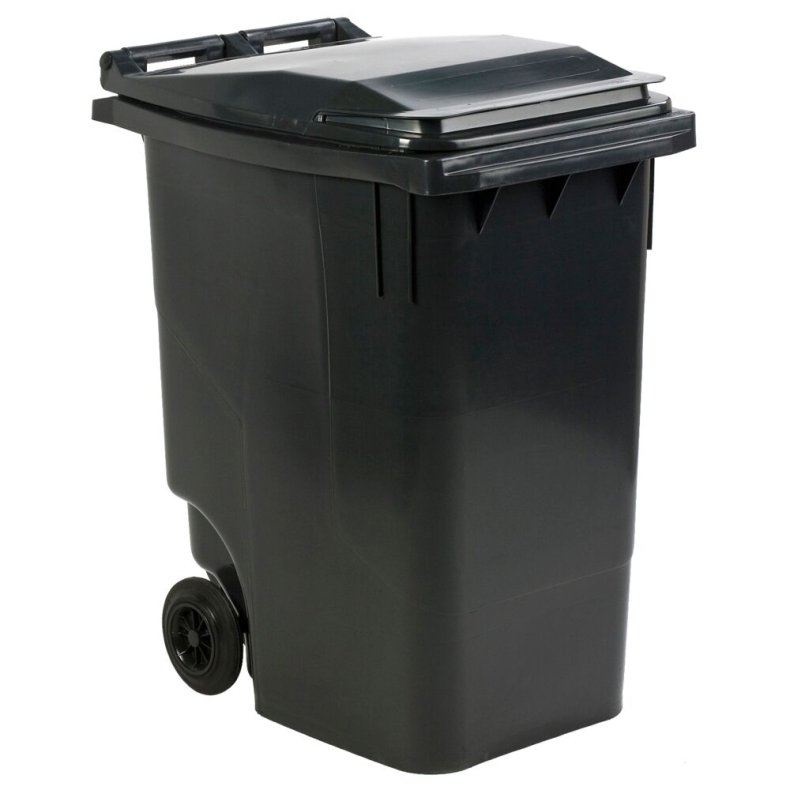 Affaldscontainer, ESE, gr�, HDPE/plast, 360 l, UV-resistent, til tungt affald og udend�rs *Denne vare tages ikke retur*