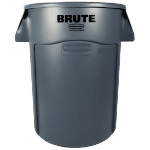 Affaldsspand, Rubbermaid Brute, gr�, PE, 166.5 l *Denne vare tages ikke retur*