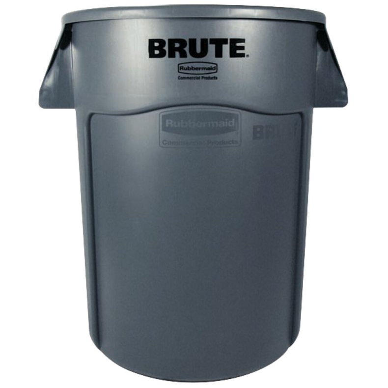 Affaldsspand, Rubbermaid Brute, gr�, PE, 166.5 l *Denne vare tages ikke retur*