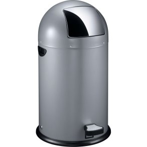 Pedalspand, EKO Kick-can, gr�, st�l, 33 l, inderspand i metal, ildd�mpende *Denne vare tages ikke retur*
