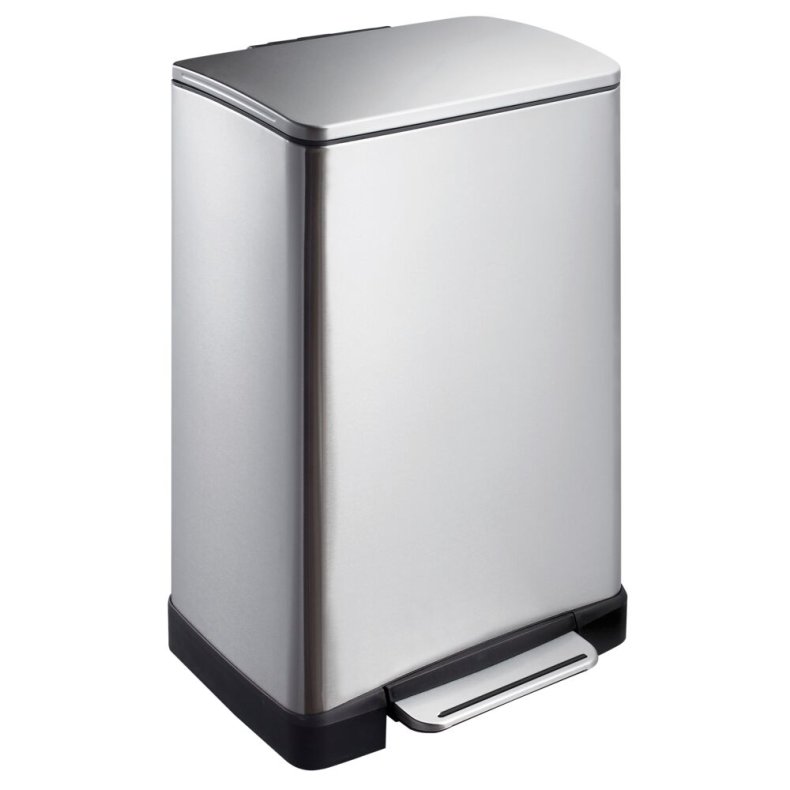 Pedalspand, EKO E-cube, st�l mat, rustfrit st�l, 40 l, plast inderspand, soft close, fingeraftryksfri *Denne vare tages ikke retur*