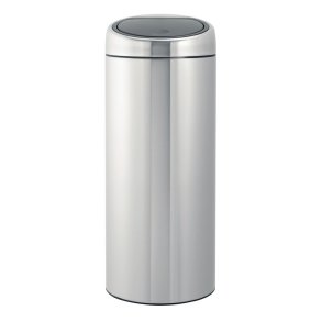 Affaldsspand, Brabantia Touch bin, st�l mat, rustfrit st�l, 30 l, med inderspand i plast, og soft close l�g *Denne vare tages ikke retur*