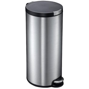 Pedalspand, EKO Artistic, st�l mat, plast/rustfrit st�l, 30 l, med inderspand i plast, og soft close l�g, sikret mod fingeraftryk *Denne vare tages ikke retur*