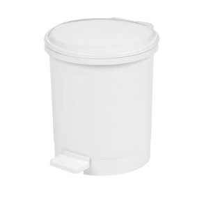 Pedalspand, V-Part, hvid, plast, 3 l, med plast inderspand