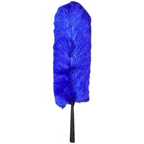 Afst�verhoved, 44cm, bl�, nylon/plast