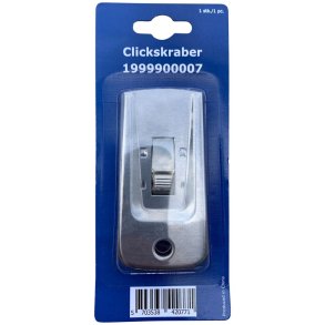 Clickskraber, metal, 4 cm, med sikkerhedsl�s