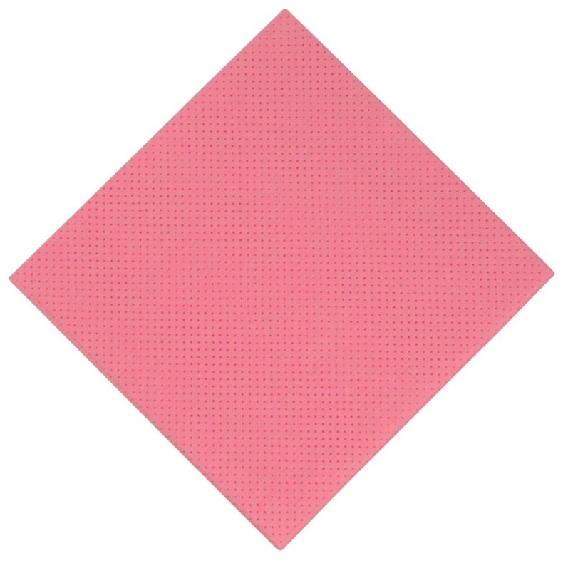 Alt-mulig-klud, 38x38cm, r�d, PLA/viskose, perforeret, 120g