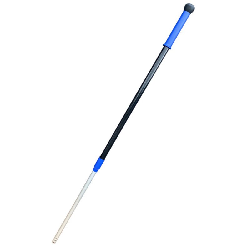 Teleskopskaft med klik, Ergo Globe, Ultra, bl�, aluminium/plast, 100-180 cm