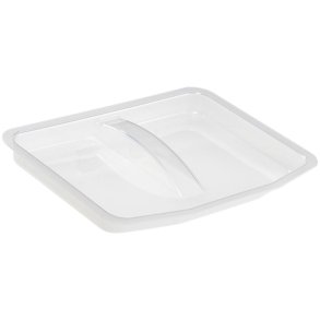 L�g, 28x33x5cm, klar, plast, til 13 ltr. inventarspand