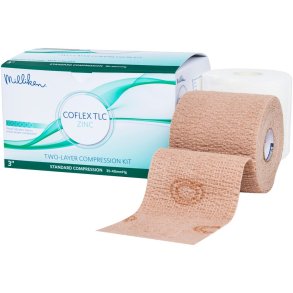 Kompressionss�t, Coflex TLC Zinc Lite, 2-lags, 6,5m x 7,5cm, lag 2 er med visuel indikator