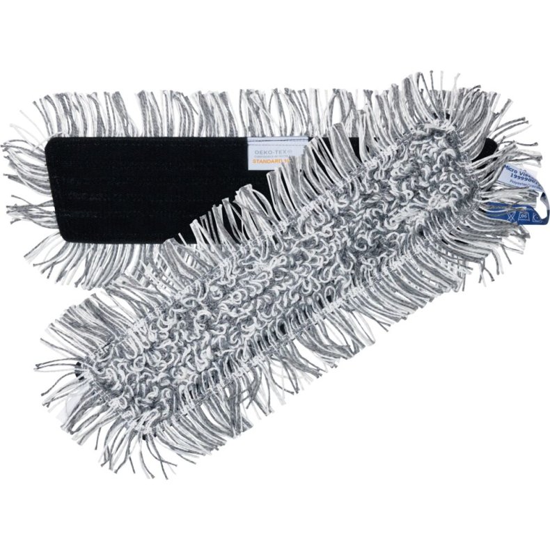 All-round Viscose moppe, gr�, polyester/viskose, 40 cm, med hook'n'loop