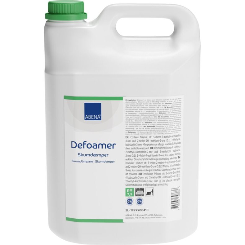 Skumd�mper, ABENA, 5 l, uden farve og parfume