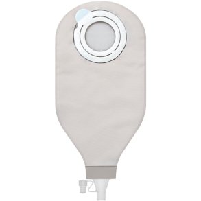 Ileostomipose, SenSura Mio Flex High Output, 50 mm, 2-dels, t�mbar, stort udl�b *Denne vare tages ikke retur*