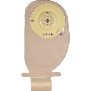 Ileostomipose, Eakin Pelican, Standard, 400 ml, 12-40 mm, 1-dels, bl�d konveks, t�mbar, opklipbar