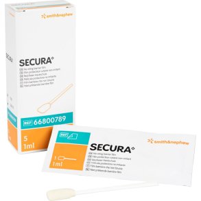 Hudbeskyttelse, Secura, pind, 1 ml, uden alkohol og parfume, latexfri, steril, engangs *Denne vare tages ikke retur*