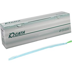 Engangskateter, IQ-Cath, fleksibel kuglespids, CH 14, 43cm, klar til brug, m/sleeve, steril *Denne vare tages ikke retur*