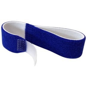 Fingerstrop, EZ BuddySplint, 12,5mm, bl�, med burreb�ndlukning, latexfri *Denne vare tages ikke retur*