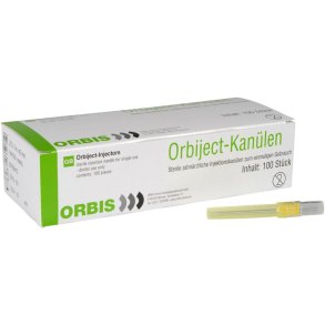 Tubule kanyle, Orbis, gul, 27G, 1 �