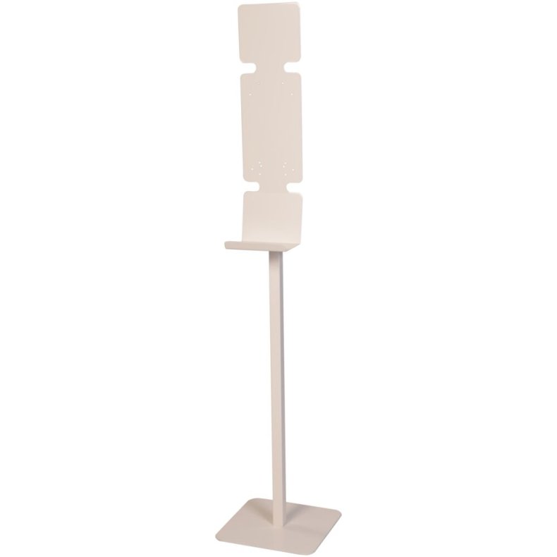 Stander, 29x29,5x142cm, hvid, til h�nddesinfektions touchfree dispenser