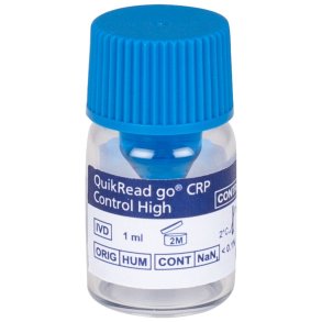 CRP kontrol, QuikRead Go, High, 1 ml, k�levare *Denne vare tages ikke retur*