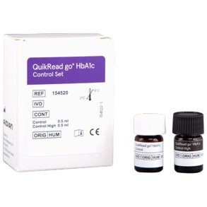 HbA1c kontrols�t, QuikRead Go *Denne vare tages ikke retur*