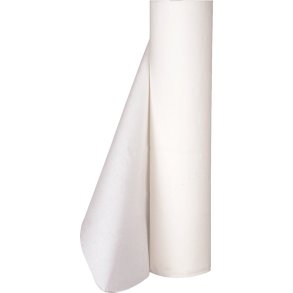 Lejepapir, neutral, 2-lags, 50m x 50cm, �13cm, hvid, nyfiber, perforeret