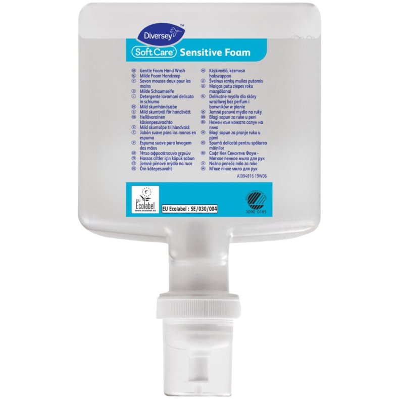 Skums�be, Diversey Soft Care Sensitive, 1,3 l, uden farve og parfume *Denne vare tages ikke retur*