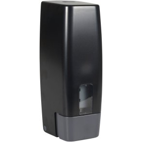 Dispenser, Classic Recycled, 1000 ml, sort, plast, til refiller af flydende s�ber og desinfektion,1,7 ml pr. dosering