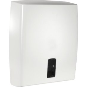 Dispenser, Classic Recycled, Midi, 12,5x31x39cm, hvid, plast, alle typer h�ndkl�deark