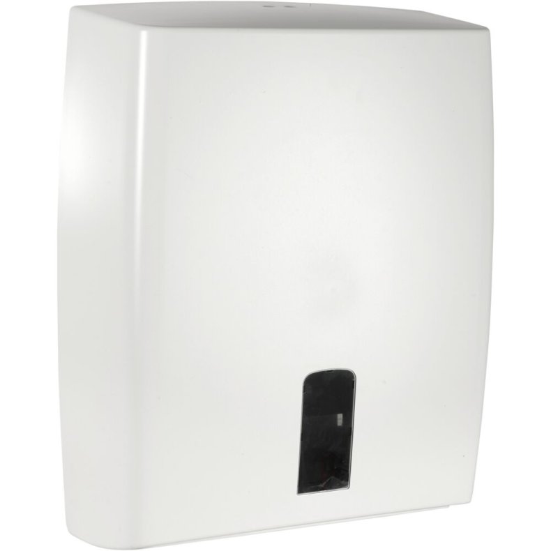 Dispenser, Classic Recycled, Midi, 12,5x31x39cm, hvid, plast, alle typer h�ndkl�deark