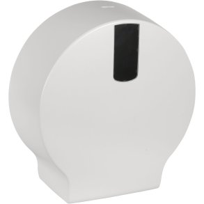 Dispenser, Classic Recycled, Midi, 12x34x36cm, �33,5cm, hvid, plast, til midi jumboruller, restrullefunktion