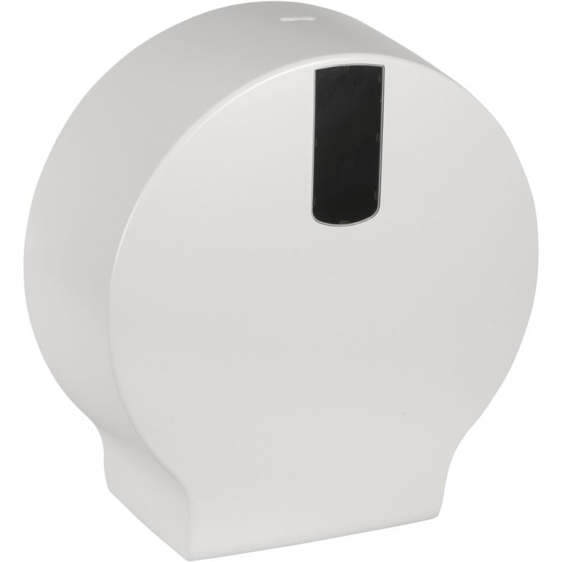 Dispenser, Classic Recycled, Midi, 12x34x36cm, �33,5cm, hvid, plast, til midi jumboruller, restrullefunktion