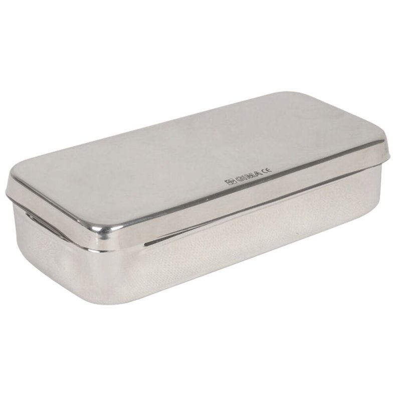 Instrument�ske, 18x8x4cm, rustfrit st�l, med l�g