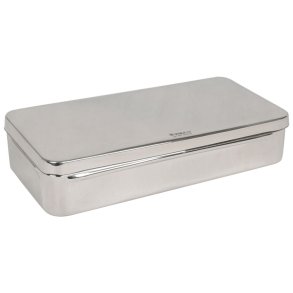 Instrument�ske, 30x15x6cm, rustfrit st�l, med l�g *Denne vare tages ikke retur*