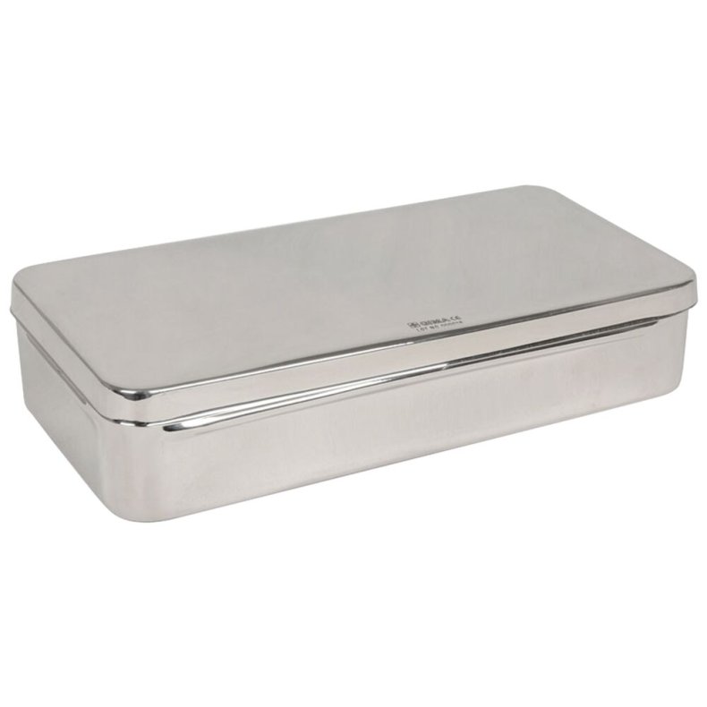 Instrument�ske, 30x15x6cm, rustfrit st�l, med l�g *Denne vare tages ikke retur*