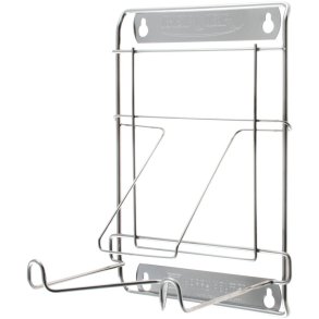 Handskestativ, ABENA, 21,7x16,1x11,8cm, s�lv, rustfrit st�l, til 1 �ske