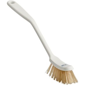 B�rste med varmebestandige filamenter, Vikan, hvid, polyester/PP/rustfrit st�l, stiv *Denne vare tages ikke retur*