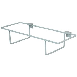 Moppeboksholder, Tina Trolleys Exclusive, 52,5x23x11cm, gr�, pulverlakeret st�l, med 2 beslag, til 40 cm. moppeboks *Denne vare tages ikke retur*