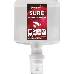 H�nddesinfektionskum, Diversey SURE Instant Hand Sanit.IC, 1,3 l, med duft