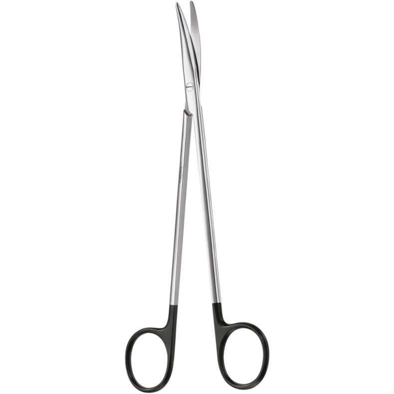 Saks Metzenbaum, Aesculap, Supreme, 18cm, rustfrit st�l, supercut, buet, stump/stump *Denne vare tages ikke retur*