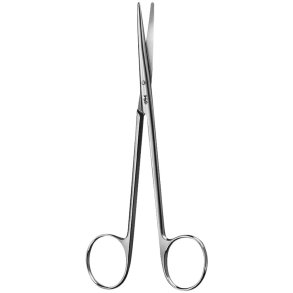 Saks Metzenbaum, Aesculap, Supreme, 14,5cm, rustfrit st�l, lige, stump/stump *Denne vare tages ikke retur*