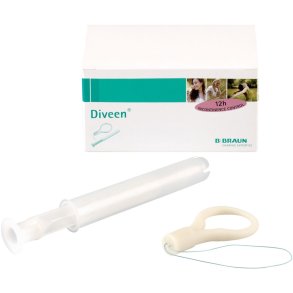 Vaginaltampon, Diveen, S, hvid, pk. � 5 stk., flergangs