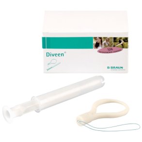 Vaginaltampon, Diveen, M, hvid, pk. � 5 stk., flergangs