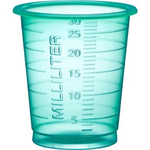 Medicinb�ger, Eco, 30 ml, gr�n, med graduering