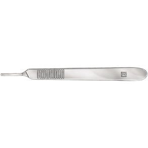 Skalpelgreb, Aesculap Supreme, nr. 3, Standard, rustfrit st�l, passer T/blade Nr.9, 10, 11, E/11, 12, 15 Og 15t, flergangs *Denne vare tages ikke retur*