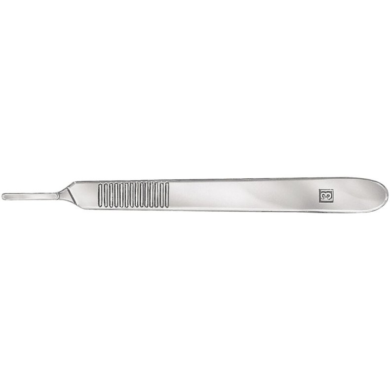 Skalpelgreb, Aesculap Supreme, nr. 3, Standard, rustfrit st�l, passer T/blade Nr.9, 10, 11, E/11, 12, 15 Og 15t, flergangs *Denne vare tages ikke retur*