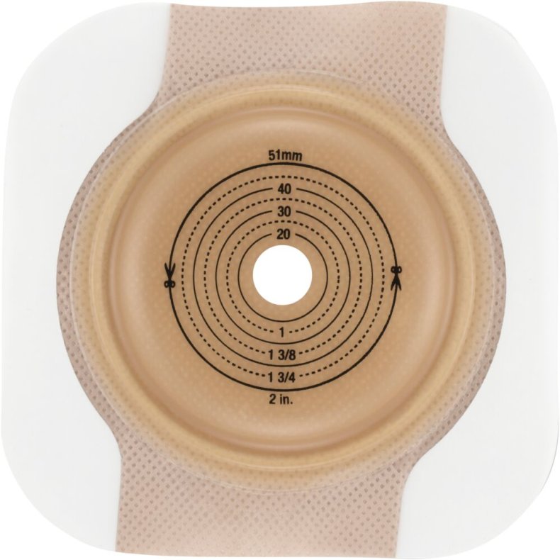 Stomiplade, Conform 2 CeraPlus, 45 mm, 25 mm, soft konveks