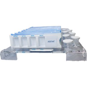 Medicinbakke, klar, til 19 ECO medinb�gre (1999903482-1999903486 og til 19 Abena doserings�sker (1000008203, 1010001328-1010001334) *Denne vare tages ikke retur*